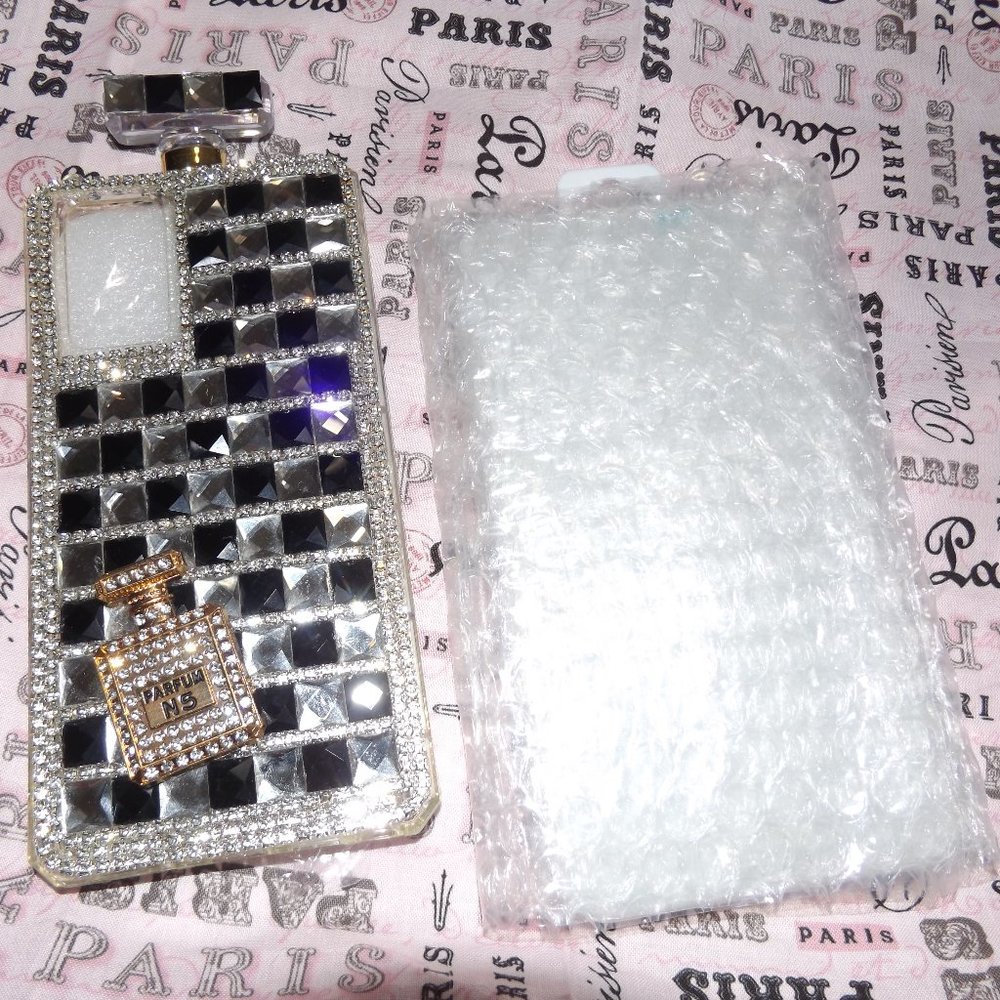 Note 20 Bling Perfume Bottle Phone case & Screen Protector